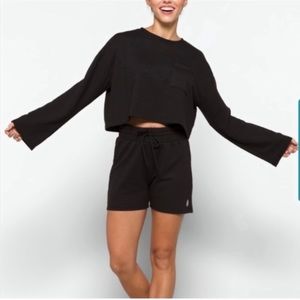 Black Women's Lounge Set